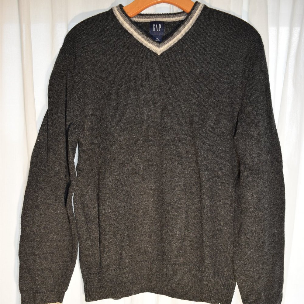 GAP V-Neck Wool Blend Sweater